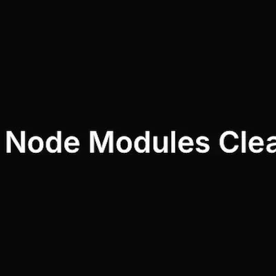 Node Modules Cleaner